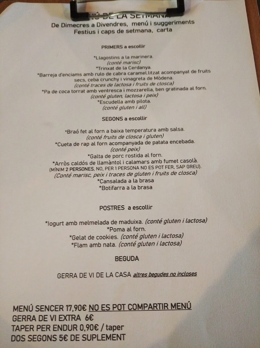 Menu El Moli De La Barita-1